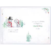 Lovely Daughter & Son In Law Handmade Me to You Bear Christmas Card Extra Image 1 Preview